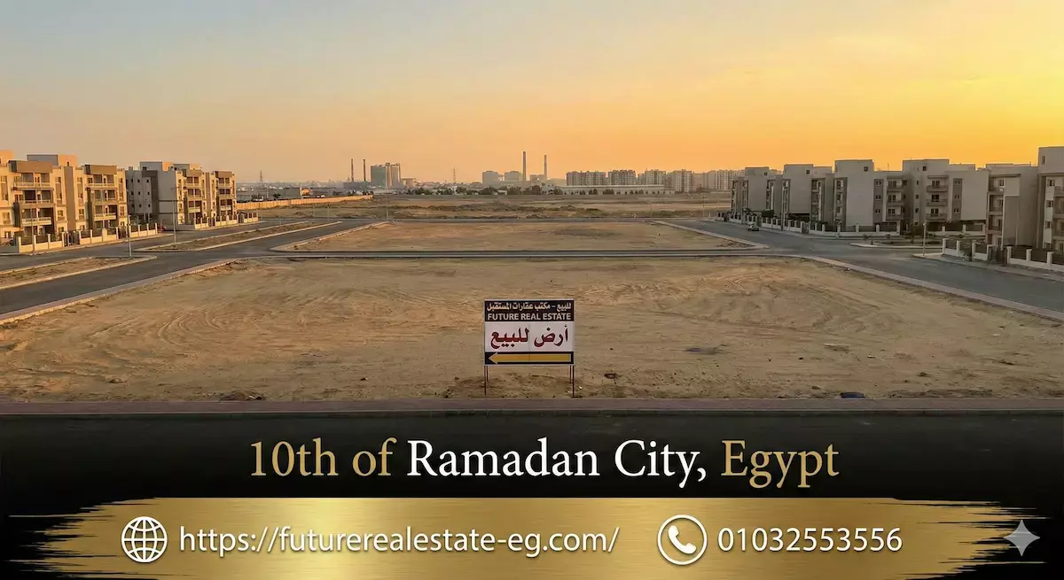 أراضي للبيع في العاشر من رمضان 2026 | أسعار المتر وأفضل المناطق ونصائح الشراء الآمن