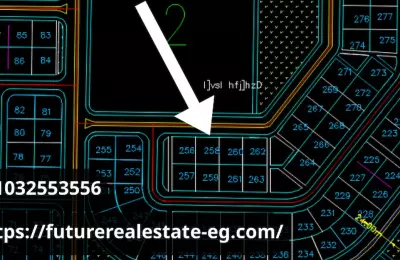 أرض للبيع 504م الحي 18 العاشر من رمضان | واجهة بحري على الخدمات