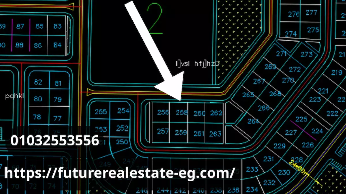 أرض للبيع 504م الحي 18 العاشر من رمضان | واجهة بحري على الخدمات