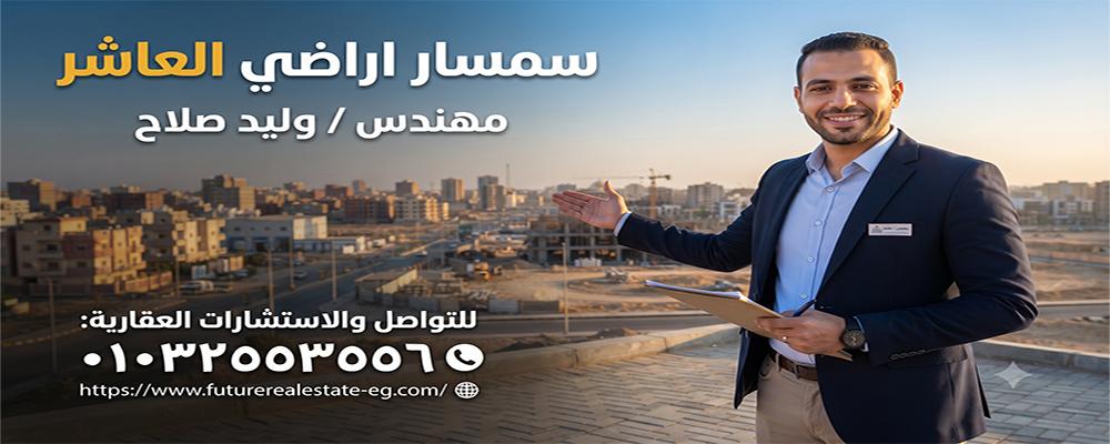 سمسار أراضي العاشر | 0103255355 | وليــد صـــلاح
